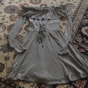 Express off shoulder dress